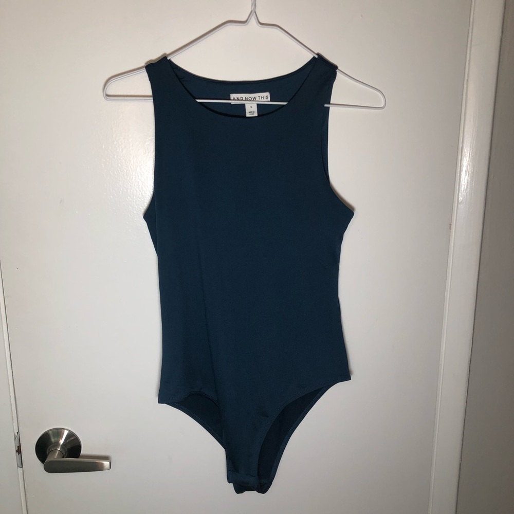 AND NOW THIS Bodysuit Dark teal Size Small